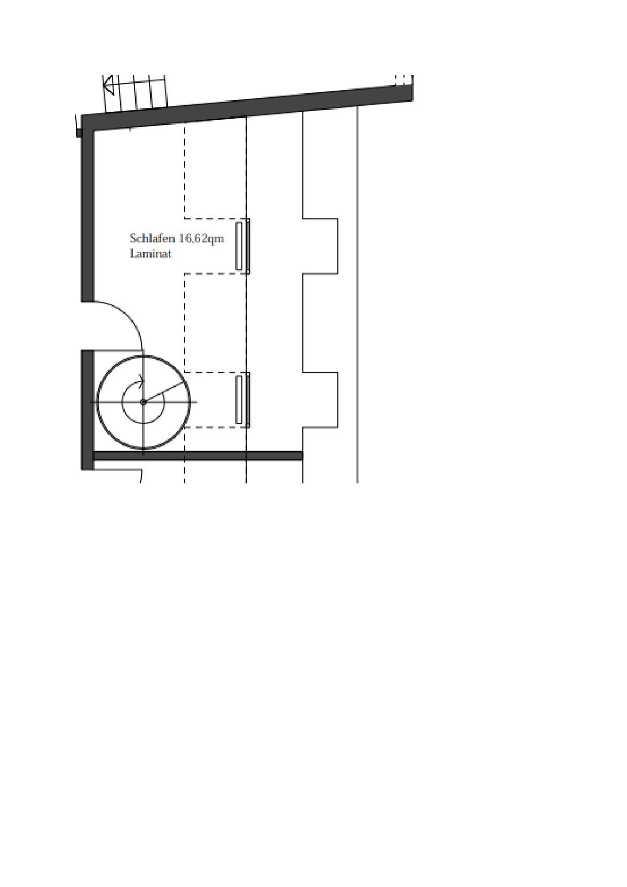 Grundriss WE 8 DG-1